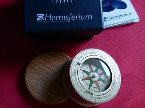 Brújula Náutica de madera - Hemisferium