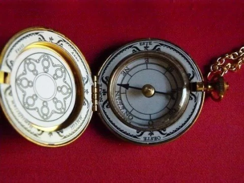 Brújula de bolsillo esmaltada - Hemisferium