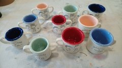 Mate Taza Plato - Máquinas de Mirar x Pintamonas cerámicas - Máquinas de Mirar