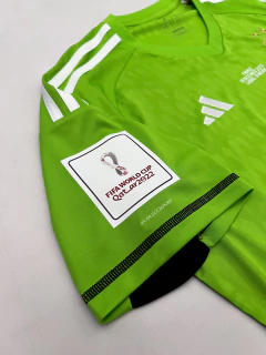 CAMISETA DE ARQUERO VERDE DIBU MARTINEZ FINAL vs FRANCIA MUNDIAL QATAR 2022 - AFA - tienda online