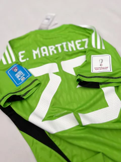 CAMISETA DE ARQUERO VERDE DIBU MARTINEZ FINAL vs FRANCIA MUNDIAL QATAR 2022 - AFA