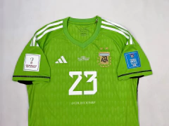 CAMISETA DE ARQUERO VERDE DIBU MARTINEZ FINAL vs FRANCIA MUNDIAL QATAR 2022 - AFA