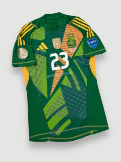 CAMISETA DE ARQUERO AFA VERDE DIBU MARTINEZ vs COLOMBIA - Final Copa América 2024