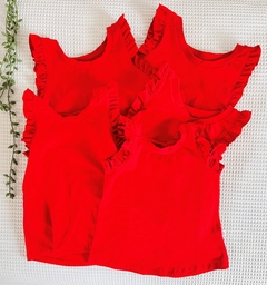 musculosa vuelos roja calidad premium