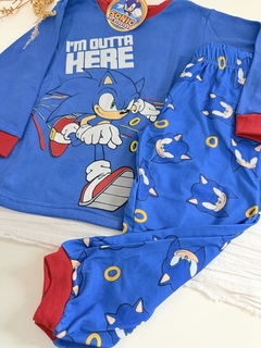 conjunto o pijama algodon sonic en internet