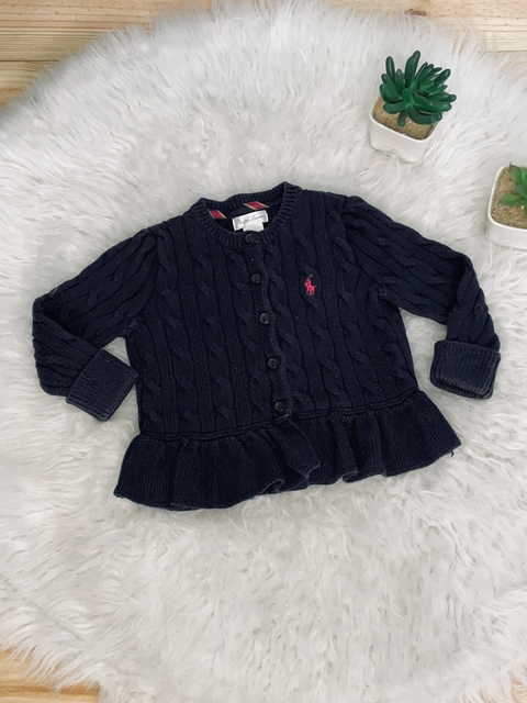Cardigã Ralph Lauren 12 meses