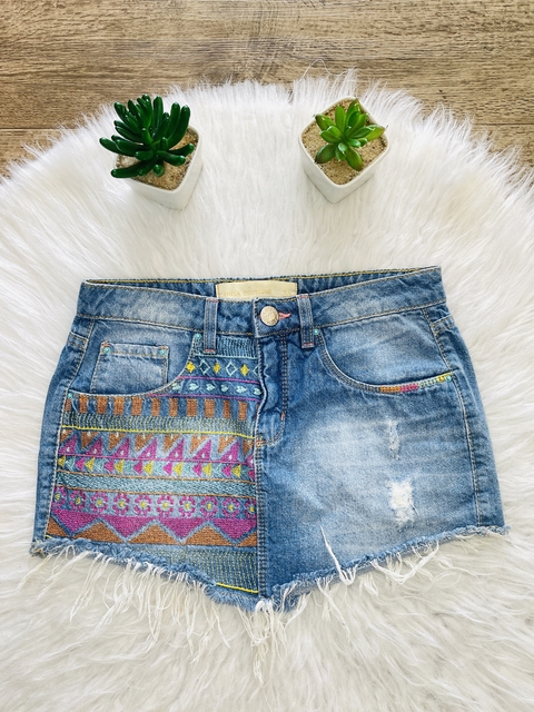 Saia jeans Riachuelo 14/16 anos (36) - comprar online