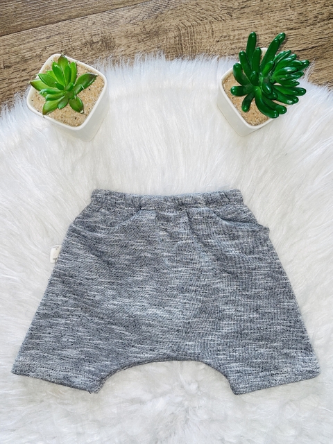 Shorts em moletinho 3/6 meses - comprar online