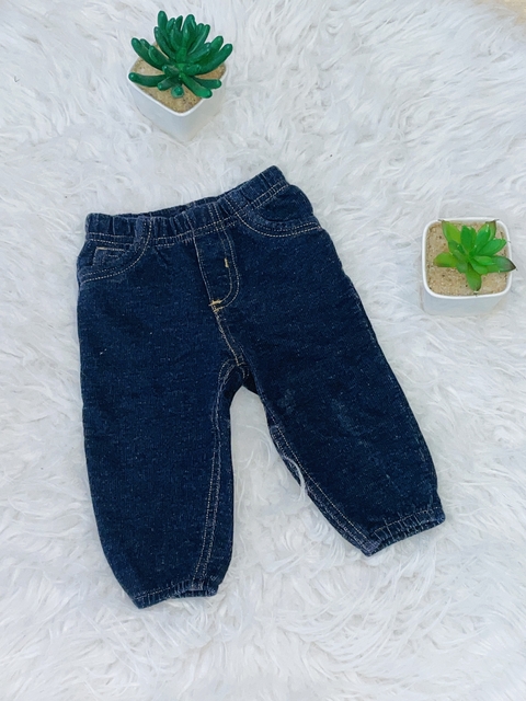 Calça moletom jeans Carters 9 meses