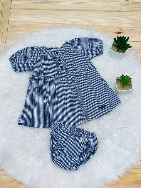 Vestido Green 6 a 9 meses
