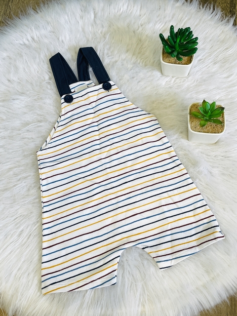 Jardineira Pool Kids 12 meses