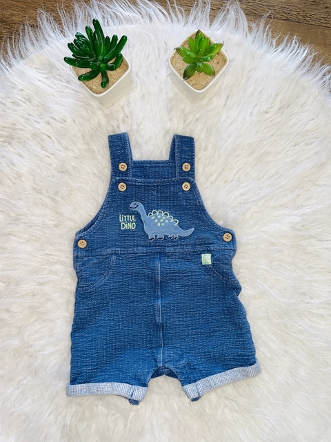 Jardineira Teddy Boom 3/6 meses