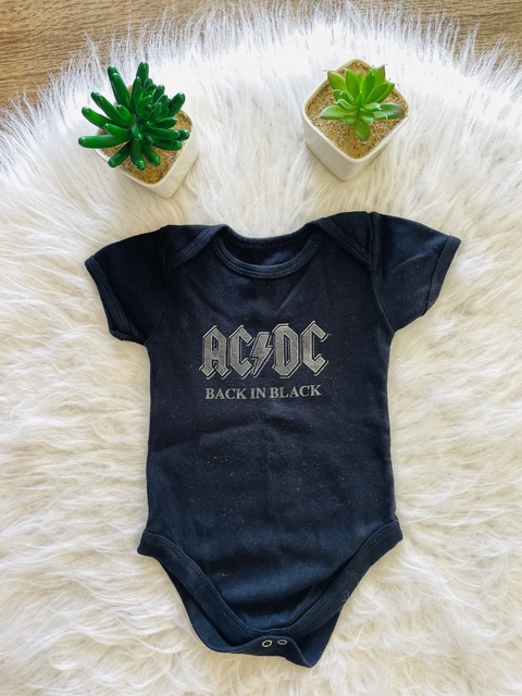Body Piticas ACDC 6 meses