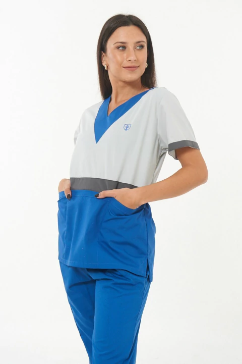 Chaqueta Tricolor Azul Francia