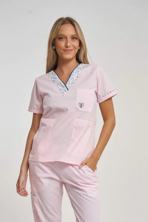 Chaqueta Cuello Combinado Naif