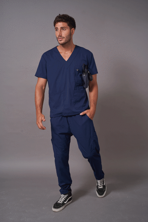 Ambo Super Flex Hombre Azul Marino