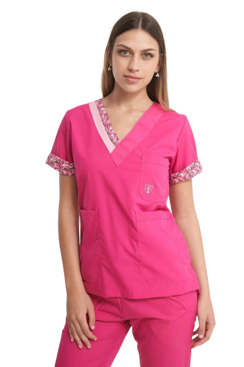 Chaqueta Mix Fucsia Alba