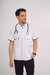 Chaqueta Mao Blanca Teorema S, M y L - detalles minimos - comprar online