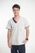 Chaqueta Mix Hombre Gris c/ Azul M