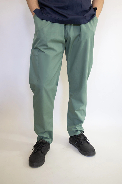 Pantalon Hombre Verde Seco - detalle
