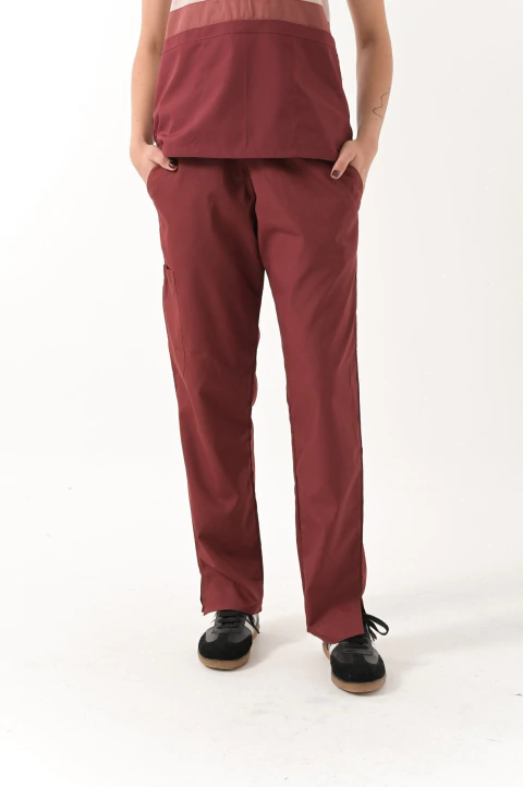Pantalon Mujer Bordo