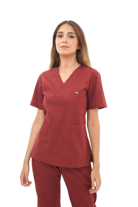 Ambo San Sebastián Mujer Bordo