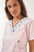Chaqueta Cuello Combinado Rosa Norteña - Ambos Guernica