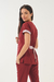 Chaqueta Alforzas Bordo Celosia - comprar online