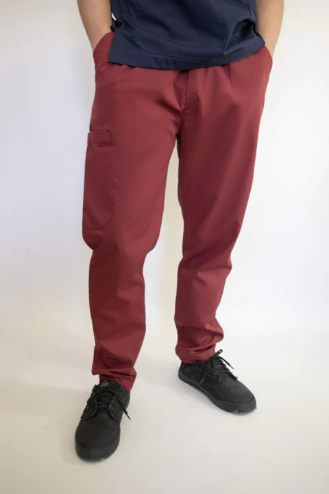 Pantalón Hombre Bordo