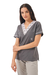 Chaqueta Cuello Combinado Jacaranda