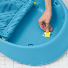 Banheira Infantil Baleia Moby 3 Estágios Azul - Skip*Hop - loja online