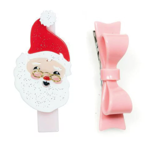 bico-de-pato-papai-noel-com-laco-rosa-lilies-roses-ny