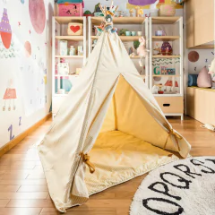 cabaninha-infantil-com-tapete-sarja-listras-amarela