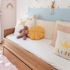 Imagem do Cama Papaya com Cama Auxiliar - Madeira Jequitibá
