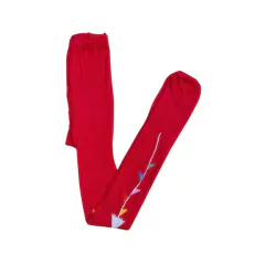 Meia-calça Balão Colorido Vermelho - Cantarola na internet