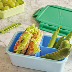 LunchBox com Divisórias Azul e Verde - Rice Dk - comprar online