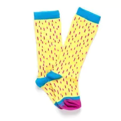 meia-3-4-candy-amarela-cantarola