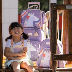 Lancheira Térmica Infantil Unicórnio Roxo - Masterbag Kids - Mimoo Toys´n Dolls