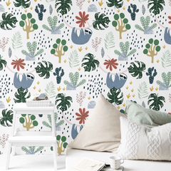 papel-de-parede-selva-preguica-mama-loves-you
