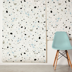 papel-de-parede-terrazzo-blue-ice-ilustrado-por-uaua