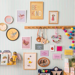 Pôster A5 Girl, You Already Have What it Takes Lavanda Listrado - Rice Dk - Mimoo Toys´n Dolls