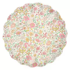 Conjunto de Pratos Bamboo Sobremesa Liberty London - Meri Meri