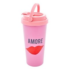 Copo Térmico Coleção Kisses Rosa 500ml - Rice DK na internet