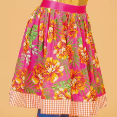 saia-chita-pink-com-barra-xadrez-laranja-minibossa