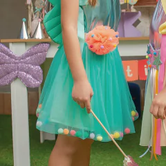 saia-tule-pompons-verde-minibossa