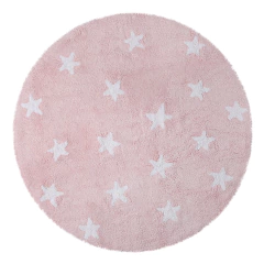 tapete-redondo-estrelas-rosa-140cm-lorena-canals