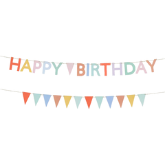 Mini Guirlanda Happy Birthday - Meri Meri na internet