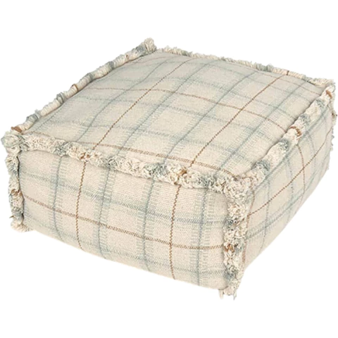 Puff Tear Sálvia Azul 40 x 40 x 20cm - Lorena Canals - comprar online