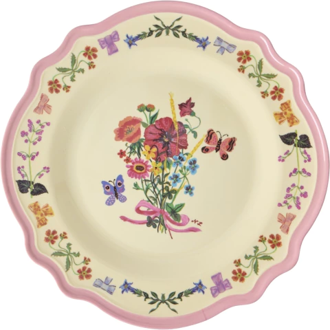 Prato Melamina Flores Nathalie Lété - Rice Dk - comprar online
