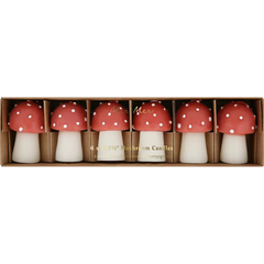 Kit de Velas com 6 Cogumelos Vermelhos - Meri Meri - comprar online